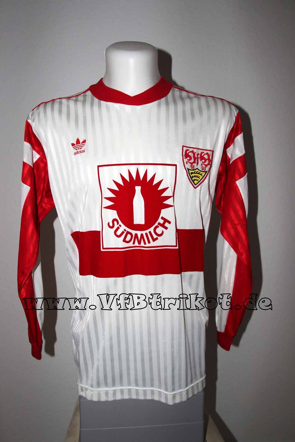 1991 92 Ludwig Kogl Vfb Stuttgart Matchworn Trikots